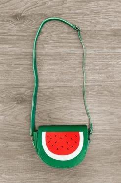 Watermelon Green Flap Closure Purse