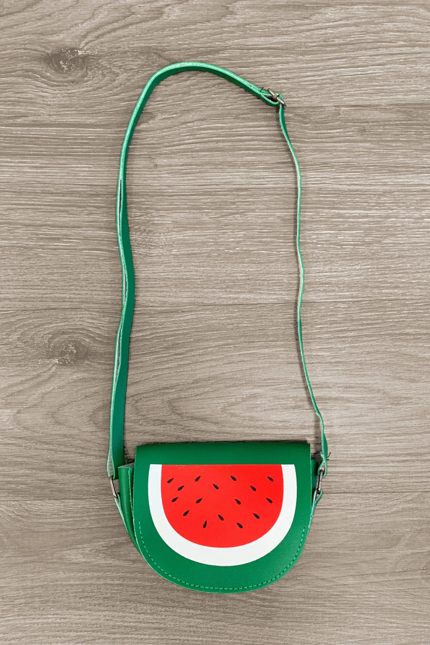 Watermelon Green Flap Closure Purse 3 Watermelon Green Flap Closure Purse