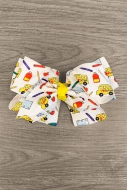 White School Bow