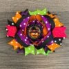 Witch Pumpkin Bow -Children's boutique clothing witch pumpkin bow accessory sparkle in pink 28603682553930