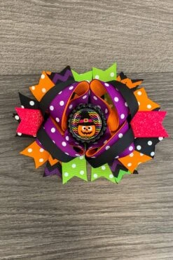 Witch Pumpkin Bow