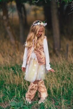 Woodland Deer Vest & Tutu Costume Set -Children's boutique clothing woodland deer vest tutu costume set costume sparkle in pink 198174