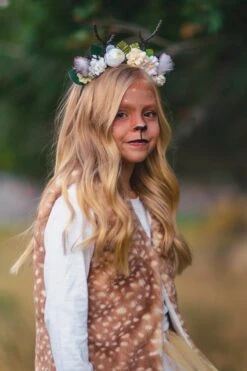 Woodland Deer Vest & Tutu Costume Set -Children's boutique clothing woodland deer vest tutu costume set costume sparkle in pink 383738