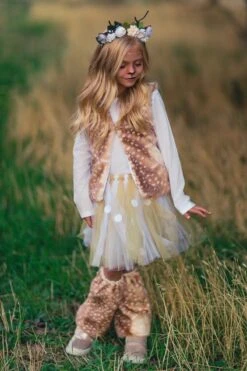 Woodland Deer Vest & Tutu Costume Set -Children's boutique clothing woodland deer vest tutu costume set costume sparkle in pink 822297