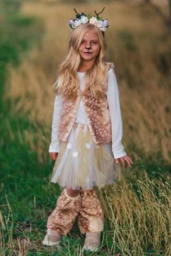 Woodland Deer Vest & Tutu Costume Set -Children's boutique clothing woodland deer vest tutu costume set costume sparkle in pink 964342
